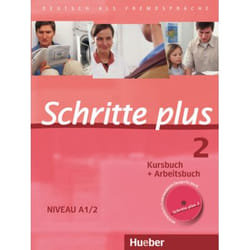 Schritte plus 2. Niveau A1/2. Kursbuch + Arbeitsbuch mit Audio-CD zum Arbeitsbuch