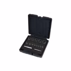 Ce coffret de douilles à chocs spéciales KSTOOLS® est conçu pour le démontage des vis et écrous abimés ou usés. Le profil aut ...