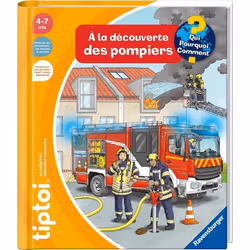 tiptoi® Livre interactif À la découverte des pompiers 4 ans 13099015 Ravensburger