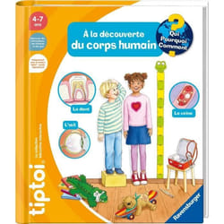 tiptoi® Livre interactif À la découverte du corps humain 4 ans 13099016 Ravensburger