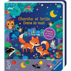 Ravensburger play+ Cherche et brille - Dans la nuit Livre Premier âge bébé