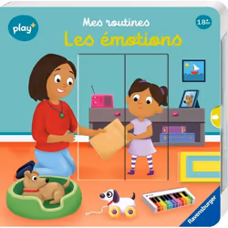 Ravensburger play+ Mes routines - Les émotions Livre Premier âge bébé