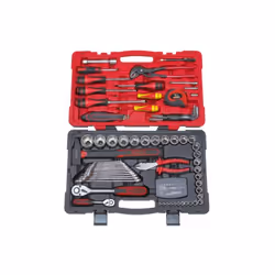 Composée de 101 outils robustes, esthétiques et astucieux. Le coffret est en bi-matière ce qui lui confère une solidité à tou ...