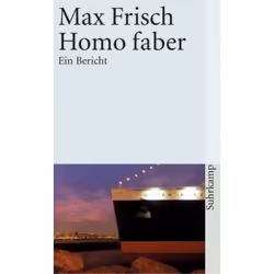 Suhrkamp Verlag HOMO FABER, Allemand, Livre broché, 202 pages