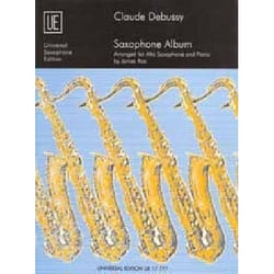 Claude Debussy Saxophone Album Arranged For Alto Saxo And Piano - Song Book