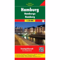 Freytag &amp; Berndt 9783707911688, Carte physique, Multicolore, 1:20000, 130 mm, 225 mm, 140 g