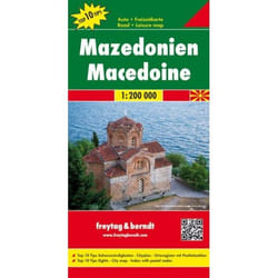 Freytag & Berndt 9783707912807 carte géographique Macédoine