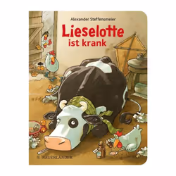 Lieselotte est aussi malade de temps en temps!Dès le matin, à la traite, Lieselotte se sent faible et fatiguée. Elle se tient ...