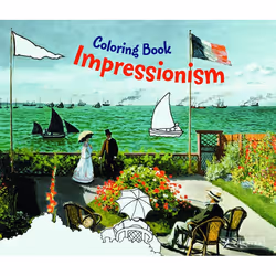 ISBN Coloring Book Impressionism, Anglais, Livre broché, 32 pages