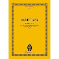 String Trio Op. 8 D Maj Serenade