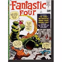 ISBN Marvel Comics Library : Fantastic Four Vol. 1 : 1961-1963, comédies &amp; nouvelles graphiques, Anglais, Couverture rigi ...