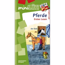 LÜK miniLÜK Pferde Erstes Lesen Elementares Lernen für Kinder ab 6 Jahren, Education, Allemand