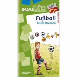 LÜK miniLÜK Fußball Erstes Rechnen Elementares Lernen für Kinder ab 6 Jahren, Education, Allemand