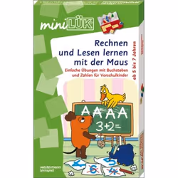 LÜK mini-Set Rechnen und Lesen lernen mit der Maus, Education, Allemand, Livre broché