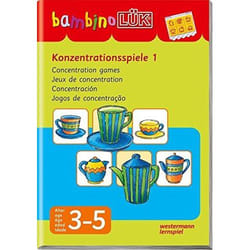 LÜK Konzentrationsspiele 1 livre Education Allemand