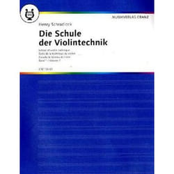 Ecole de la technique du violon (vol 1) die schule der violintechnik - school of violin technique