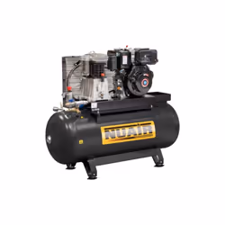 Compresseur d'air thermique diesel fixe. Ce compresseur est équipé d'une grande stabilité grâce au pieds anti-vibrations. Il  ...