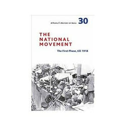 ISBN People`s History of India 30: The National Movement: The First Phase, till 1918 livre histoire Anglais Couverture rigide