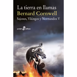 Edhasa LA TIERRA EN LLAMAS SAJONES, VIKINGOS Y NORMANDOS V), Espagnol, Livre broché, 512 pages