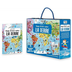 Puzzle - SASSI JUNIOR - Voyage découvre explore - 200 pièces - Éducatif - Écologique