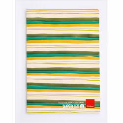Erickson Super righe 2, Image, Multicolore, A4, 76 feuilles, Papier ligné, Couverture souple