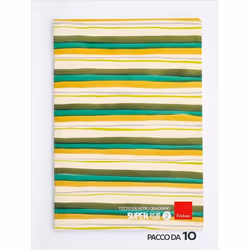 Erickson Super righe 2 bloc-notes A4 76 feuilles Multicolore