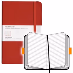Moleskine Classic bloc-notes 240 feuilles Rouge