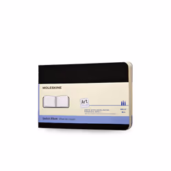 Moleskine Art, Monochromatique, Noir, 72 feuilles, 120 g/m², Couverture souple, Universel
