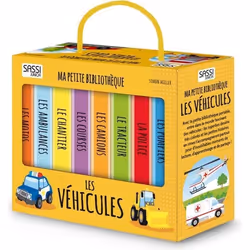Lot de 8 livres - Ma petite bibliothèque, Les véhicules