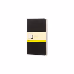 Moleskine QP318, Noir, 80 feuilles, Mat, Adulte