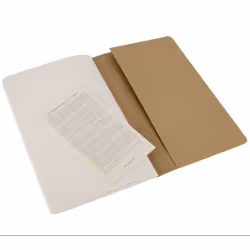 Moleskine QP418 bloc-notes 80 feuilles Marron