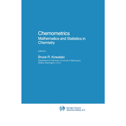 ISBN Chemometrics livre Anglais Couverture rigide 485 pages