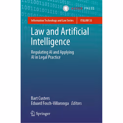 ISBN Law and Artificial Intelligence, Anglais, Couverture rigide, 569 pages