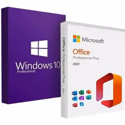 Pack Windows 10 Pro - SUPER - Office 2021 Pro - Clé valide à vie - (NOUVEAU) Livraison 2H par email - En téléchargement