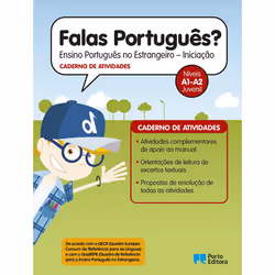 Porto Editora Caderno de Atividades - Falas Português? - Níveis A1/A2 - Juvenil, fiction litéraire, Portugais, 48 pages