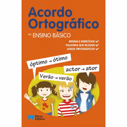 Porto Editora Acordo Ortográfico no Ensino Básico, fiction litéraire, Portugais, 80 pages