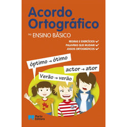 Porto Editora Acordo Ortográfico no Ensino Básico livre fiction litéraire Portugais
