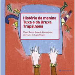 Porto Editora História da Menina Tuxa e da Bruxa Trapalhona livre fiction litéraire Portugais