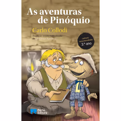 Porto Editora As aventuras de Pinóquio, fiction litéraire, Portugais, 256 pages