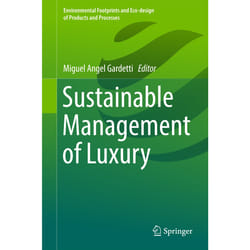 ISBN Sustainable Management of Luxury livre Anglais Couverture rigide 510 pages