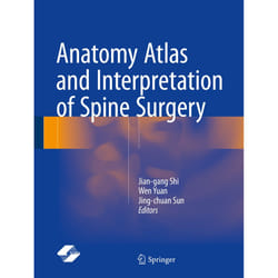 ISBN Anatomy Atlas and Interpretation of Spine Surgery livre Anglais Couverture rigide 292 pages