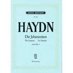 Partitions classique EDITION BREITKOPF HAYDN JOSEPH - DIE JAHRESZEITEN HOB XXI: 3 - PIANO Piano