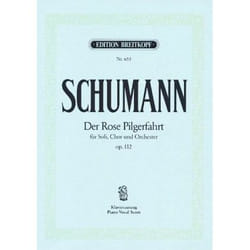 Partitions classique EDITION BREITKOPF SCHUMANN ROBERT - DER ROSE PILGERFAHRT OP. 112 - PIANO Piano