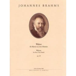 Partitions classique EDITION BREITKOPF BRAHMS J. - 16 VALSES OP. 39 - PIANO Piano