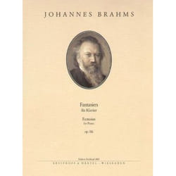 Partitions classique EDITION BREITKOPF BRAHMS J. - FANTAISIES OP. 116 - PIANO Piano