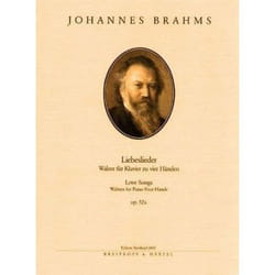 Partitions classique EDITION BREITKOPF BRAHMS JOHANNES - LIEBESLIEDER OP.52A (WALZER) - PIANO Piano