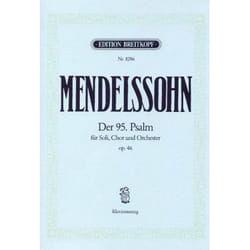 Partitions classique EDITION BREITKOPF MENDELSSOHN-BARTHOLDY F. - DER 95. PSALM OP. 46 - PIANO Piano