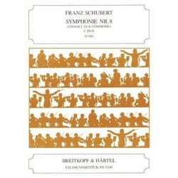 Partitions classique EDITION BREITKOPF SCHUBERT F. - SYMPHONIE NR. 8 C-DUR D 944 - PARTITION POCHE Format poche
