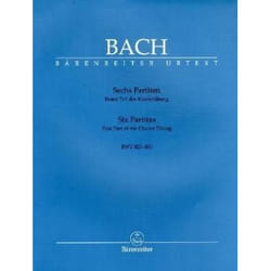 Partitions classique BARENREITER BACH J.S. - SIX PARTITAS BWV 825-830 - PIANO Piano