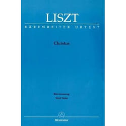 Partitions classique BARENREITER LISZT FRANZ - CHRISTUS  Choeur et ensemble vocal